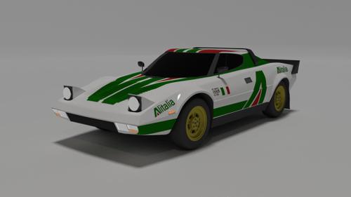 Lancia Stratos (modifiers not applied) preview image